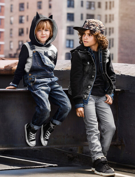 Von Jeans bis Batman-Pulli - Eric BROMS shootet die aktuelle H&M Kids Denim Kollektion 2014 in NYC