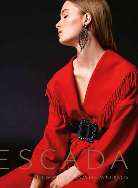 Suzana Santalab : Hair & make-up support for ESCADA magazine, REIZ eyewear campaign, OTTO KERN F/W 2016/17 Lookbooks, PIERRE CARDIN Summer 2016 Lookbook, STUDIO AYASSE, RUSH 4 MUNICH, and the GINA LAURA 2016 catalog