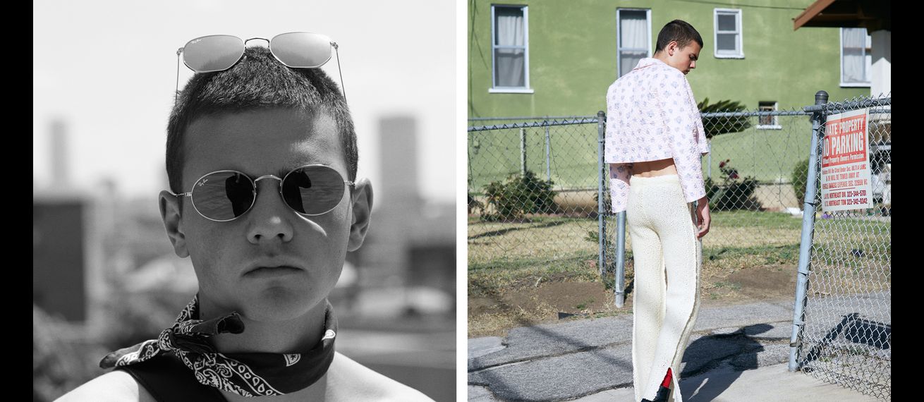 The picture book spread 'L.A.' in DANSK magazine – photos by Lowe H SEGER c/o LUNDLUND for you on GoSee