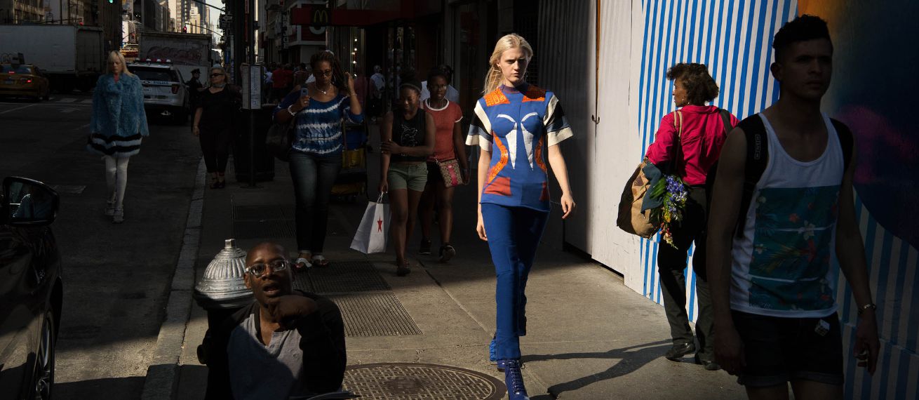 'Look Both Ways' - Peter FUNCH photographs the people & fashion editorial for GARAGE magazine