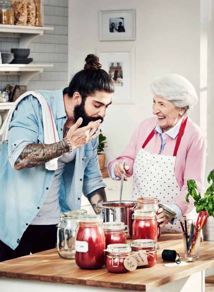#OPENKITCHEN : Cooking together is lots of fun - Cecil ARP photographs Swiss IKEA campaign for Wirz Advertising