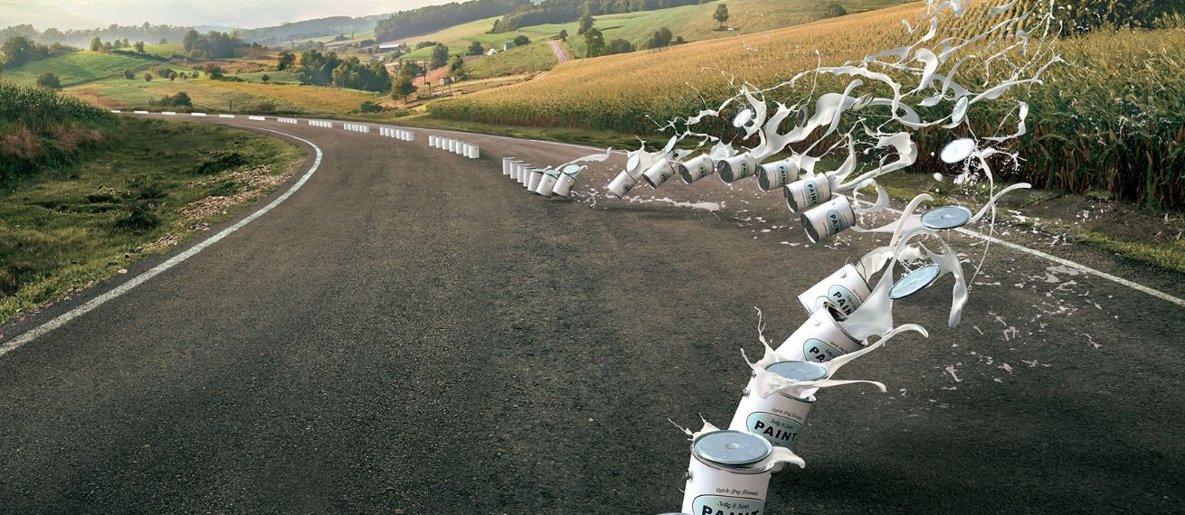 Lane Assist 'Keeps your Cargo on the Road' - CARIOCA STUDIO & CGI c/o VISUALEYES ARTISTS realize a MERCEDES BENZ campaign