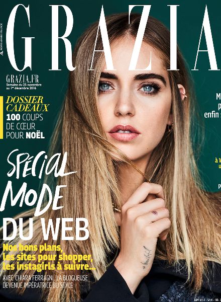 Retush Creative Retouching : 'La revanche d'une blonde' - Modebloggerin Chiara Ferragni fotografiert von Thomas Nutzl für GRAZIA FR