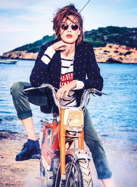 QS DESIGNED BY S/S 2017 campaign with DJ Robin Schulz, photographed by Ellen VON UNWERTH in Ibiza, with production support by NU PROJECTS
