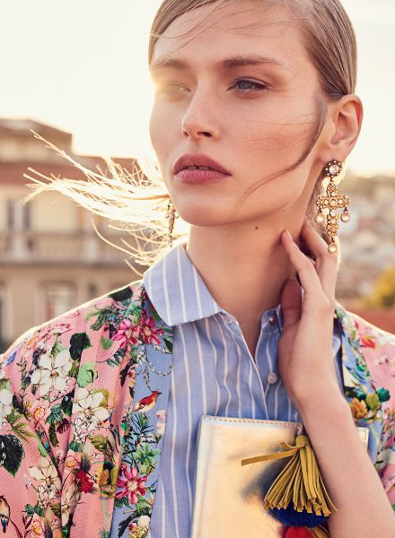 RICH & ROYAL S/S 2017 Kampagne mit Justine Geneau, fotografiert in Lissabon von Andreas Ortner