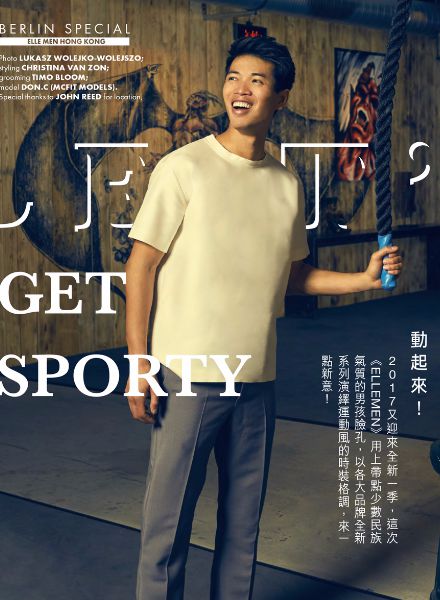 MCFIT Model Agency : ELLE Men magazine Hong Kong with a sporty Berlin special, CHEEKI.LY shoot and four NEW entries