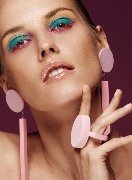 Beauty editorial in NARGIS magazine featuring Anastasiya ANTONYUK c/o LOUISA MODELS, photos by David Eristavi