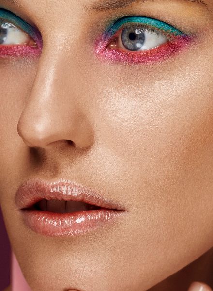 Beauty editorial in NARGIS magazine featuring Anastasiya ANTONYUK c/o LOUISA MODELS, photos by David Eristavi