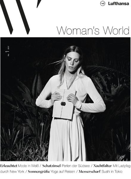 Frank Grimm : Fashion editorial for LUFTHANSA MAGAZINE Women's World in the shadow of the Table Mountain and a new website with the art project 'Kind of blue'