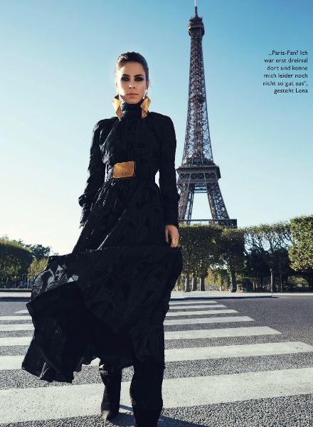L´ORÉAL Paris Shoot for GRAZIA magazine with darling Lena Meyer-Landrut - styling by Brigitte Margareta WILHELM