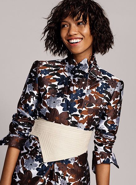 'Blooming Brilliant' - model Adesuwa Aighewi in WSJ magazine, with photos by Sacha MARIC c/o BLINK PRODUCTION