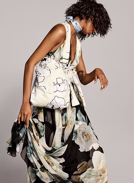 'Blooming Brilliant' - model Adesuwa Aighewi in WSJ magazine, with photos by Sacha MARIC c/o BLINK PRODUCTION