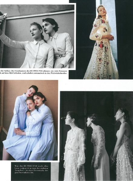 In 'Backstage Poesie – Die Magie hinter den Kulissen' inszeniert Modefotograf Arton SEFA c/o SONJA HEINTSCHEL Model JULIA S. c/o LOUISA MODELS für die Deutscch VOGUE
