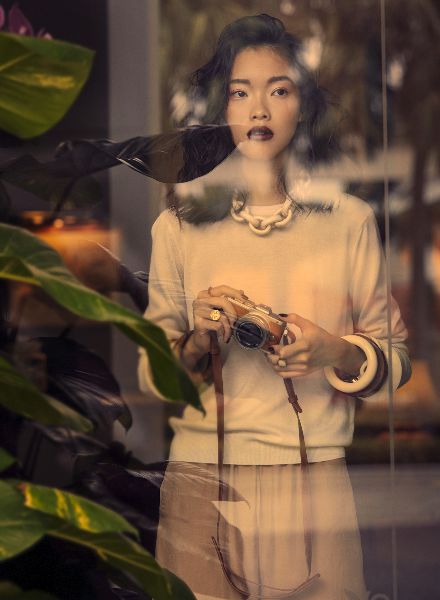 LISE ANNE MARSAL photographs Asia's Next Topmodel Layla Ong for GALA France in the historical Majestic Hotel in Malacca