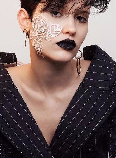 'Paint by Numbers' - Fernanda BEUKER c/o LOUISA MODELS in a MDX beauty shoot, photos by Alex John Beck