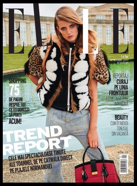 'Trend Report' und 'Temple du Lac' – zwei High-End-Coverstrecken für die ELLE Romania mit Hair & Make-up vom Feinsten von Thomas LORENZ c/o LES ARTISTS BY JOSEF STOCKINGER, Fotos Dan Beleiu