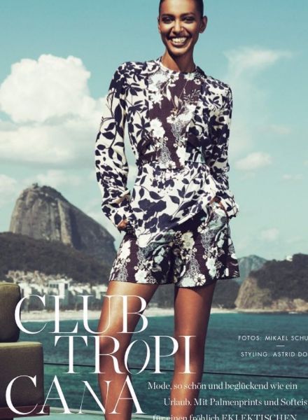 'Club Tropicana' in ELLE Germany - production by Two Palms Productions