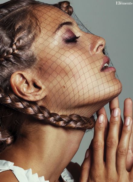 Captivating beauty editorial in ELLEMENTS Magazine - in front of the camera: EAST WEST MODEL Marisa S., photos by Silke Schlotz