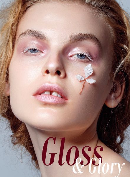 'Gloss & Glory' – Beauty Strecke im SCORPIO JIN Magazin mit Model Mari ORLOVA c/o LOUISA MODELS, Fotos Ania Ikonnikova