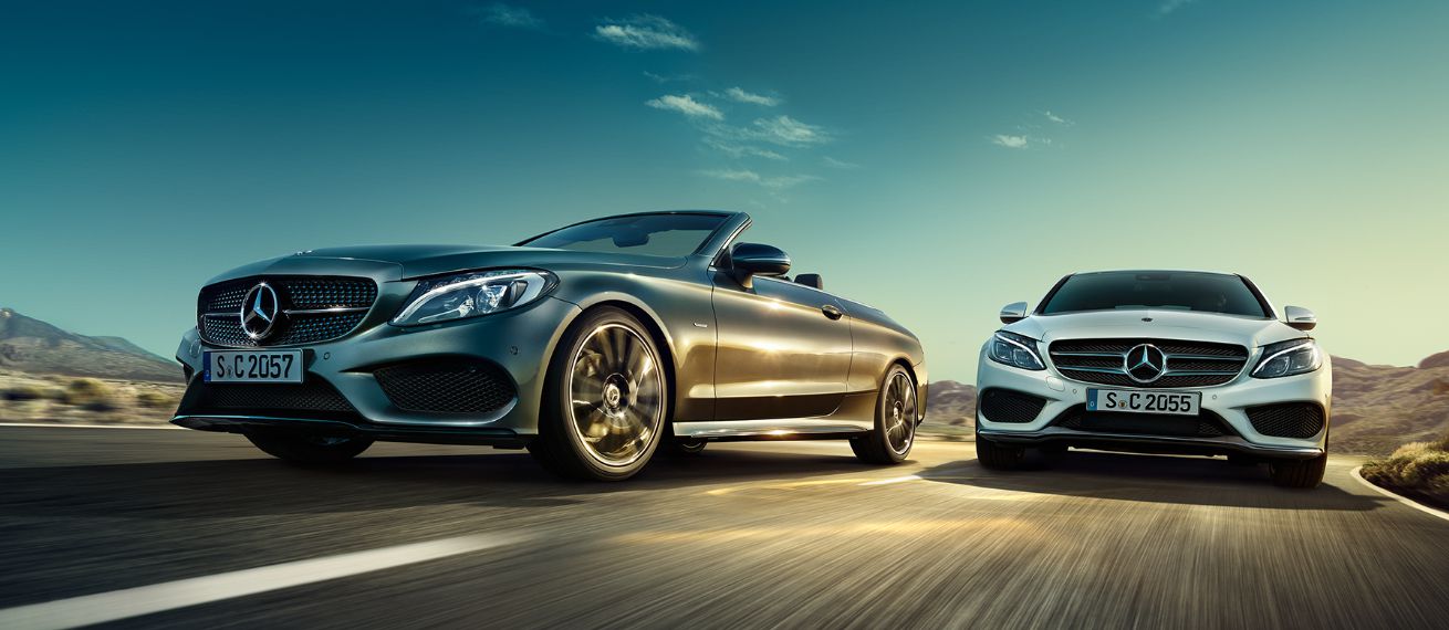 Frithjof Ohm + Pretzsch photograph the new Mercedes C-Class Edition C in Andalusia and on the Teide plateau in Tenerife for antoni, Berlin