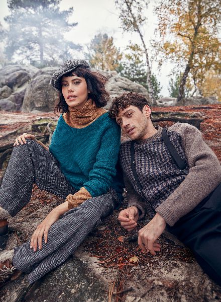 'Maille Love', the outdoor knitwear love story with Chloé Noelle Hirschman & Laurent Meri for GALA France - photos by LISE ANNE MARSAL