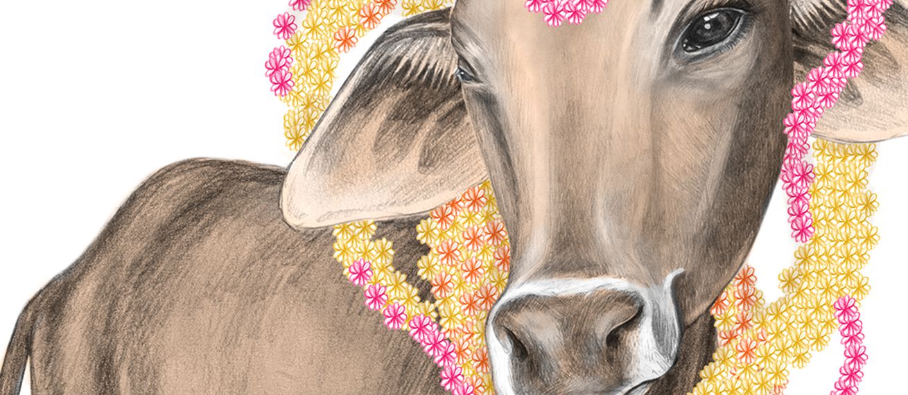Indian gods in SPIRIT magazine – three illustrations by Annelie CARLSTRÖM c/o WILDFOX RUNNING on GoSee