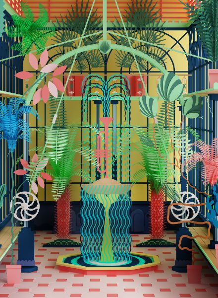 A firework of colors, layers and motifs - a visual potpourri by illustrator new entry at AGENT MOLLY & CO : Jesús VERONA