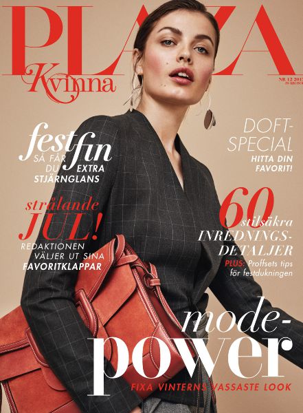 Model Renata Kurczab in der PLAZA KVINNA 12/17 - Fotos Nina HOLMA, Hair & Make up Pari DAMANI, beide Artists c/o AGENT BAUER Stockholm