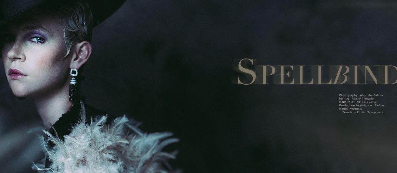 'Spellbind' – die mystische Strecke im FLESH Magazin Mexico mit Veronika c/o LOUISA MODELS in der Hauptrolle, Fotos Alejandro Salinas