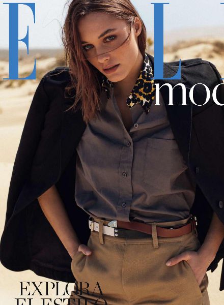 Model Leoni c/o LOUISA MODELS in ELLE Espana; we have three photos by Xavi Gordo on GoSee
