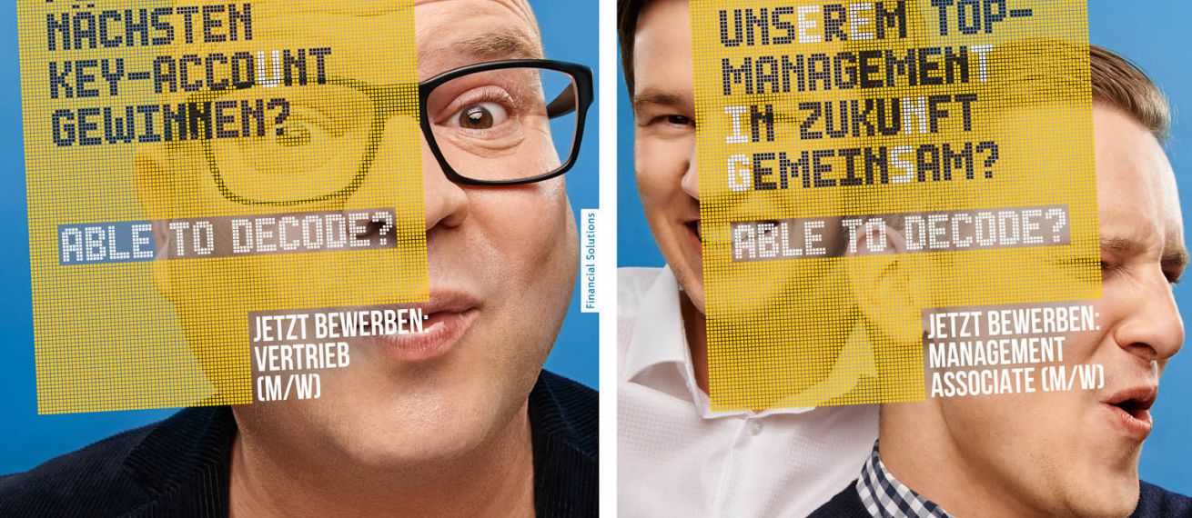 'Able to decode?' - the ARVATO campaign photographed by Martin BÜHLER c/o HAUSER FOTOGRAFEN