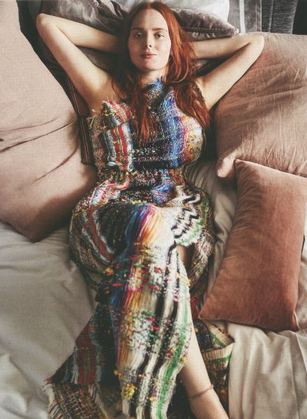 Norwegian beauty Karoline BJORNELYKKE c/o LOUISA MODELS enjoys her 'Summertime' in ELLE Norway, with photos by Isabel Watson