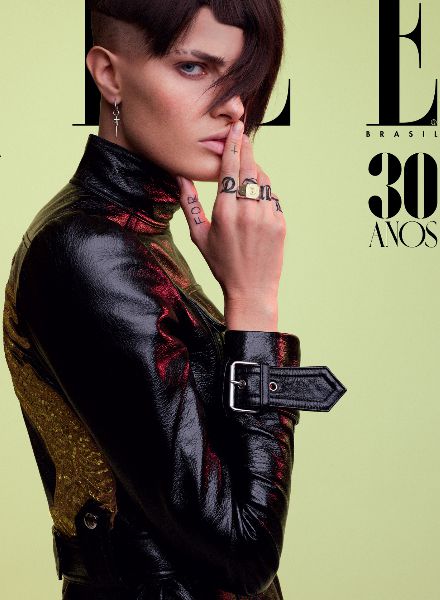 Top model Isabeli FONTANA c/o LOUISA MODELS is the star of the 30 Years of ELLE Brazil Anniversary issue