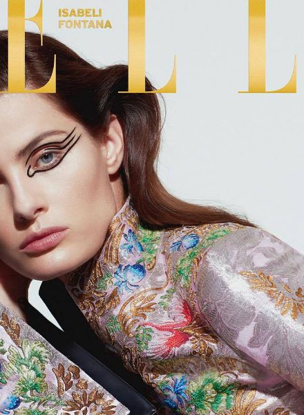 Top model Isabeli FONTANA c/o LOUISA MODELS is the star of the 30 Years of ELLE Brazil Anniversary issue