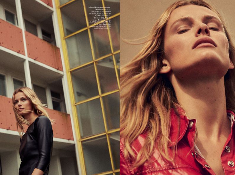 Edita Vilkeviciute in der Coverstory des S MODA Magazins mit Hair & Make-up von Gabrielle THEURER c/o BASICS Berlin