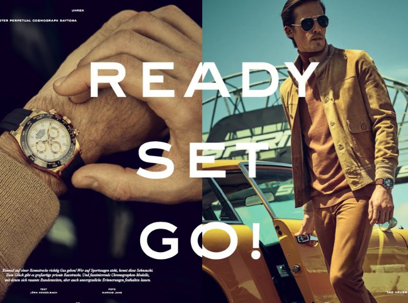 NU PROJECTS : OLSEN campaign for Loved GmbH, Tom Tailor & Tom Tailor Denim 'SAY YES' campaign S/S 2018 in Gran Canaria, 'Racing Spread' shoot for Wempe magazine in Cape Town