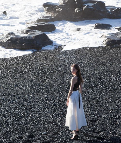 'The Salty Sea' in L'OFFICIEL Netherlands with hair & make-up by Boris RIEKER c/o BIGOUDI, photos: Tamara Arne