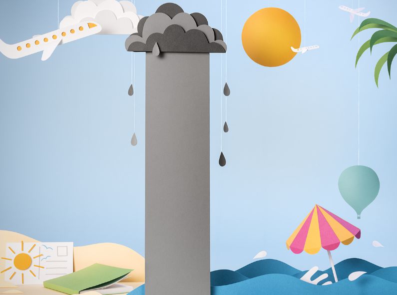 TESCO vacation motifs by paper artist Fideli SUNDQVIST c/o AGENT MOLLY & CO