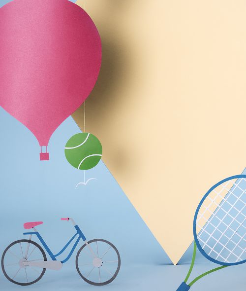 TESCO vacation motifs by paper artist Fideli SUNDQVIST c/o AGENT MOLLY & CO