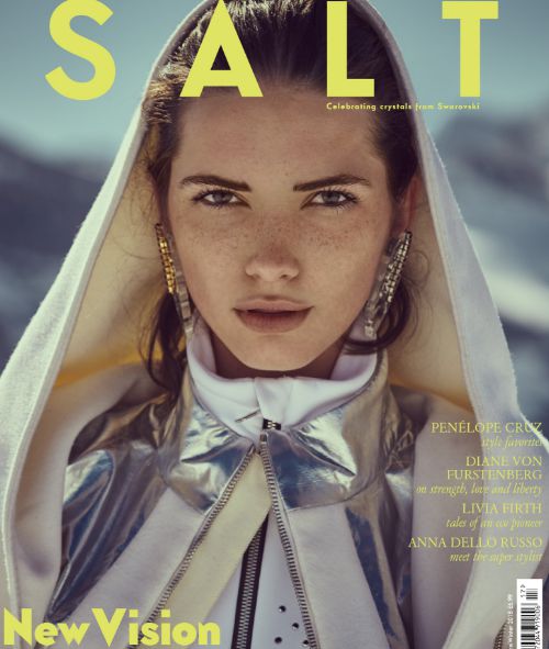 'New Vision' - model Nadja Kurgan in the cover story of SALT magazine, photographed by ANDREAS ORTNER