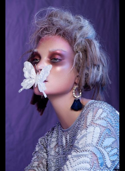 Beauty spread in MAKE-UP ARTIST magazine – hairstyling by Sacha SCHUETTE c/o les ARTISTS by Josef Stockinger; we have three photos by Camilla Camaglia for you on GoSee