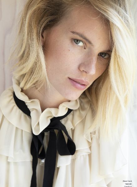 Patrick Schwalb photographs the FACES MAG cover story with Swiss Next Top Model presenter Manuela Frey and editorials for L'OFFICIEL BALTIC and LATEST magazine