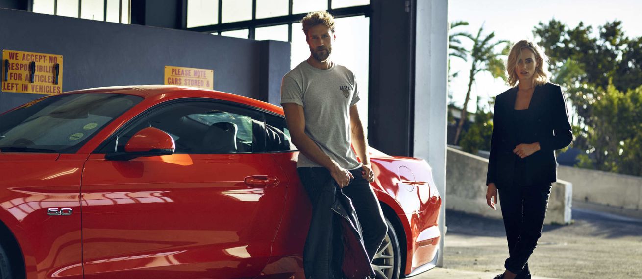 David Breun photographs a personal project with the Ford Mustang in Cape Town