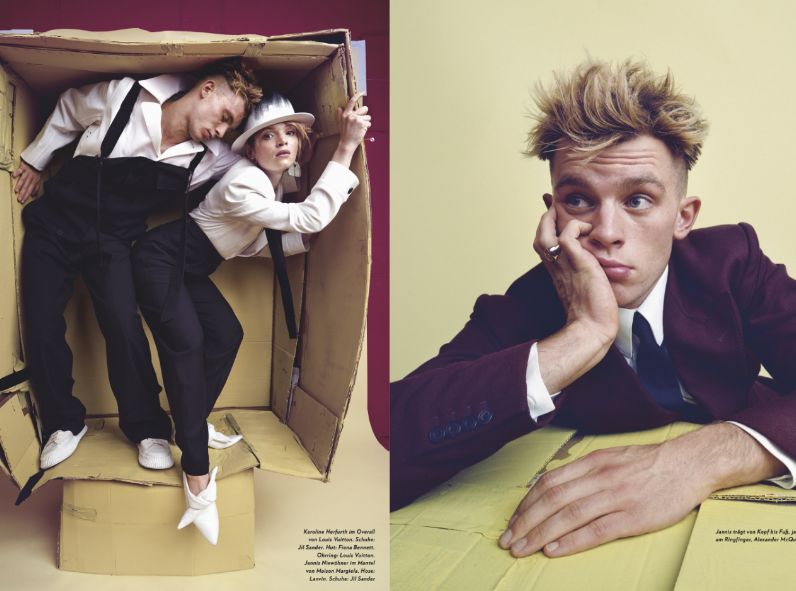 'Raus aus der Kiste!' mit der Titelstory des ICON Magazins featuring den Cast der AmazonPrime Serie BEAT - Hair & Makeup Gabrielle THEURER c/o BASICS BERLIN