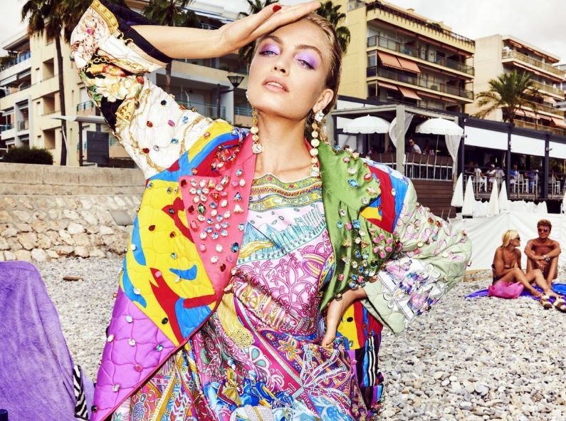 Rianna + Nina One-of-a-Kind collection, NUMÉRO Berlin and actress Sophie Rois for DIE DAME - artwork by hair & make-up artist Helena NARRA c/o LIGANORD on GoSee