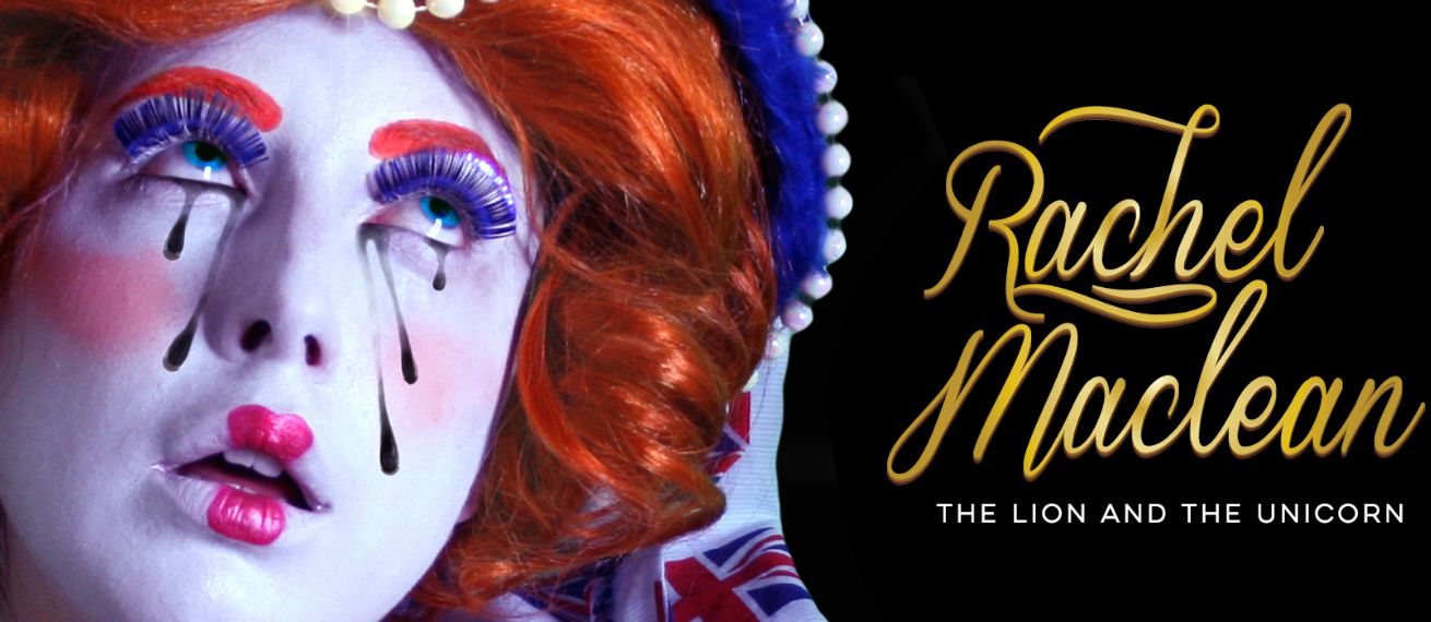On display at THE NATIONAL GALLERY London still thru 3 February : Rachel Maclean – The Lion and The Unicorn – admission free of charge !