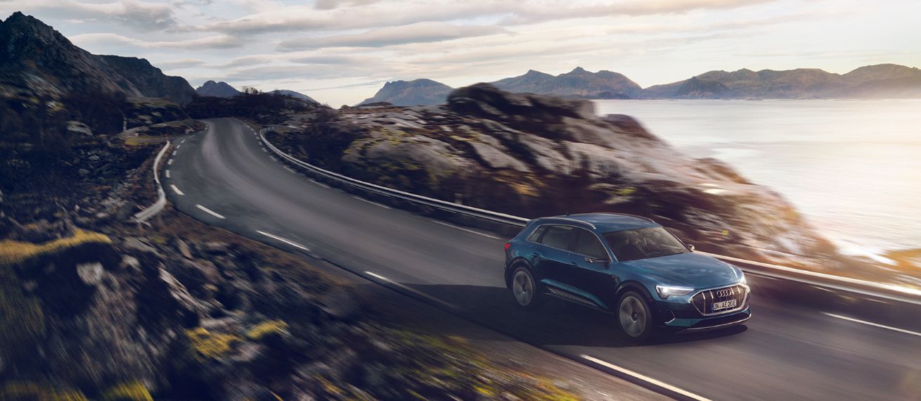 Audi e-tron shoot on the Lofoten Islands - personal project by Matthias Aletsee with MAINWORKS CGI & post production