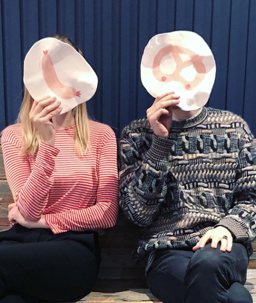 The must-haves of the season: Katrin VON NIEDERHÄUSERN c/o VISUALEYES ARTISTS designs toilette shields made of porcelain for RESTAURANT ROSI in Zurich