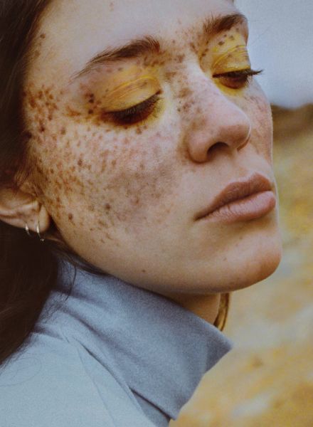 Damien Krisl photographs the beauty of Iceland's natural landscape with young Parisian model Maeva Marshall for SLIMI MAGAZINE