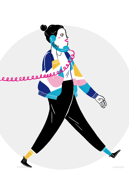 Illustrationen für EAMSP Informationskampagne zur Digitalisierung im deutschen Gesundheitswesen (Agentur Denkwerk) und KIPLING BAGS von VERONIKA KIENEKE c/o VISUALEYES ARTISTS